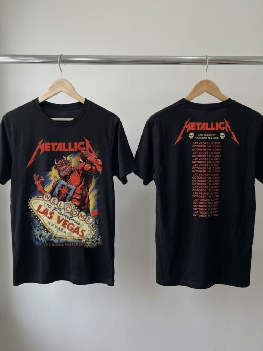 Metallica Las Vegas NV Exclusive Event 2026 T-Shirt Reprint